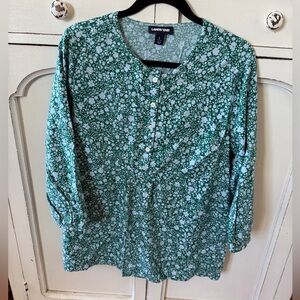 Floral tunic top